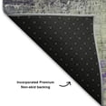 thumbnail image 5 of Addison Rugs Mayfield Premium Machine Washable Transitional Abstract Purple Rectangle Rug, 5' x 7'6", 5 of 6