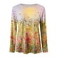 thumbnail image 5 of Pntutb Blusa de manga larga con estampado de mujer Blusa suelta Camisetas casuales Túnica Pntutb Pntutb-7651, 5 of 5
