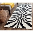 thumbnail image 4 of Safavieh Cambridge Collection CAM709Q Handmade Moroccan Geometric Ivory and Black Premium Wool Area Rug (5' x 8'), 4 of 10