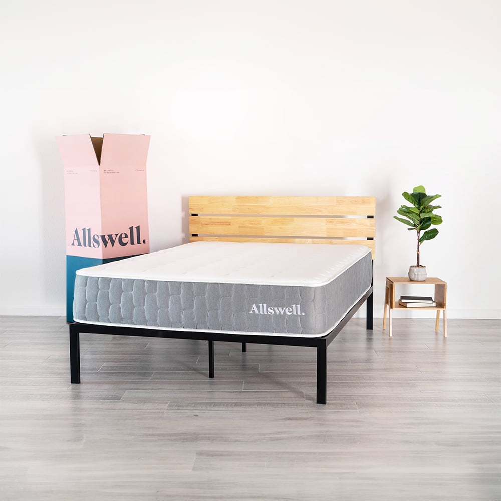 The Allswell Brick 12" Bed in a Box Hybrid Mattress, Queen