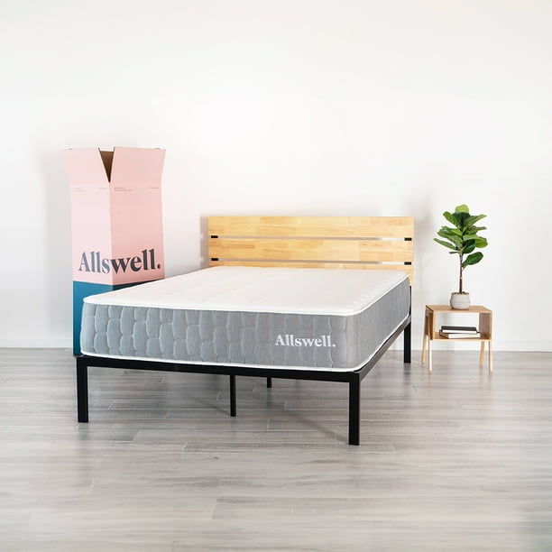 The Allswell Brick 12" Bed in a Box Hybrid Mattress, King