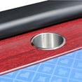 thumbnail image 5 of IDS POKER Texas Hold'em Poker Table For 96 x 43 Inch Oval 10 Players Blue High Speed Racetrack, 5 of 7