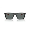 thumbnail image 2 of Arnette Grey Rectangular Men's Sunglasses AN4328U 275381 58, 2 of 2