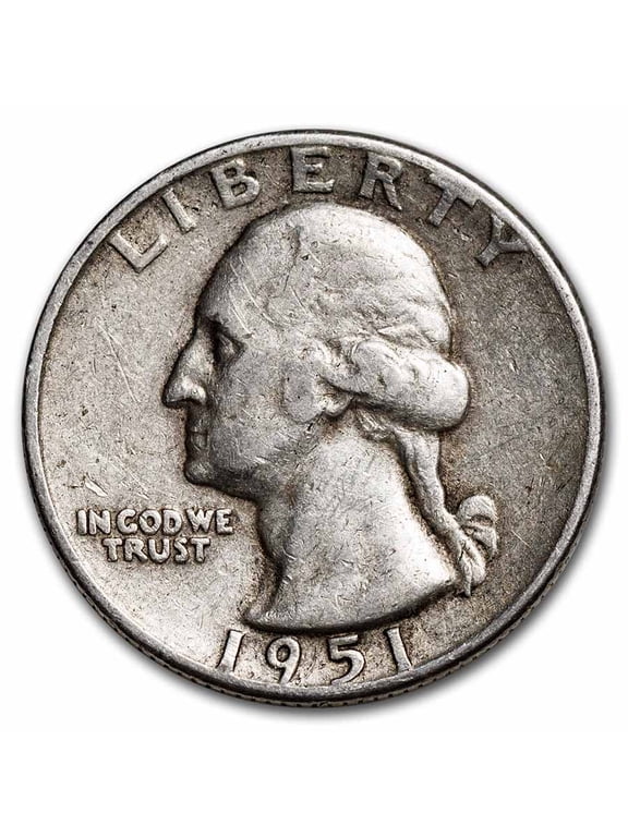 1951-D Washington Quarter VG/XF