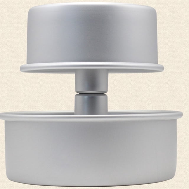 RENACLIPY 1Set DIY Baking Mold Plated Silver Round Pie Pan with Live Bottom and Uniform Heat Transfer