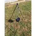 thumbnail image 6 of Lodge Campfire Cooking Tripod, Adjustable Chain, 43.5 Inches, Steel Campfire Cooking Tripod for Suspending Dutch Ovens & Pots or Cookware Over an Open Flame, 6 of 6