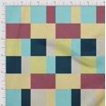 thumbnail image 3 of Soimoi Poly Georgette Fabric Geometric Panel Fabric Prints by Yard 42 Inch Wide, 3 of 3