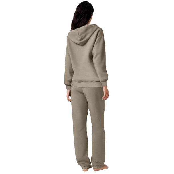 Sweat Pantalon Polaire Intérieur AMhomely Ensemble De Survêtement 2 Pièces Pour Femme - Grande Taille - Doublure En Polaire - Sweat à Capuche Léger Et Pantalon De Survêtement Avec Poche - Coupe Sweat Pantalon Polaire Intérieur AMhomely Ensemble De Survêtement 2 Pièces Pour Femme - Grande Taille - Doublure En Polaire - Sweat à Capuche Léger Et Pantalon De Survêtement Avec Poche - Coupe