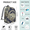 thumbnail image 5 of Fashionable Boho Chic Backpack Featuring Paisley, Sturdy Daypack for Academic Success, Keeps Laptop Secure and Organized, Wonderful Gift for School and Work, 5 of 5