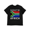 thumbnail image 6 of T-shirt South Africa  Soft Cotton Adult Heat-Transfer Graphic T-Shirt - 180g Breathable Fabric, Unisex Summer Casual Wear with Durable Heat-Printed Design, 6 of 9