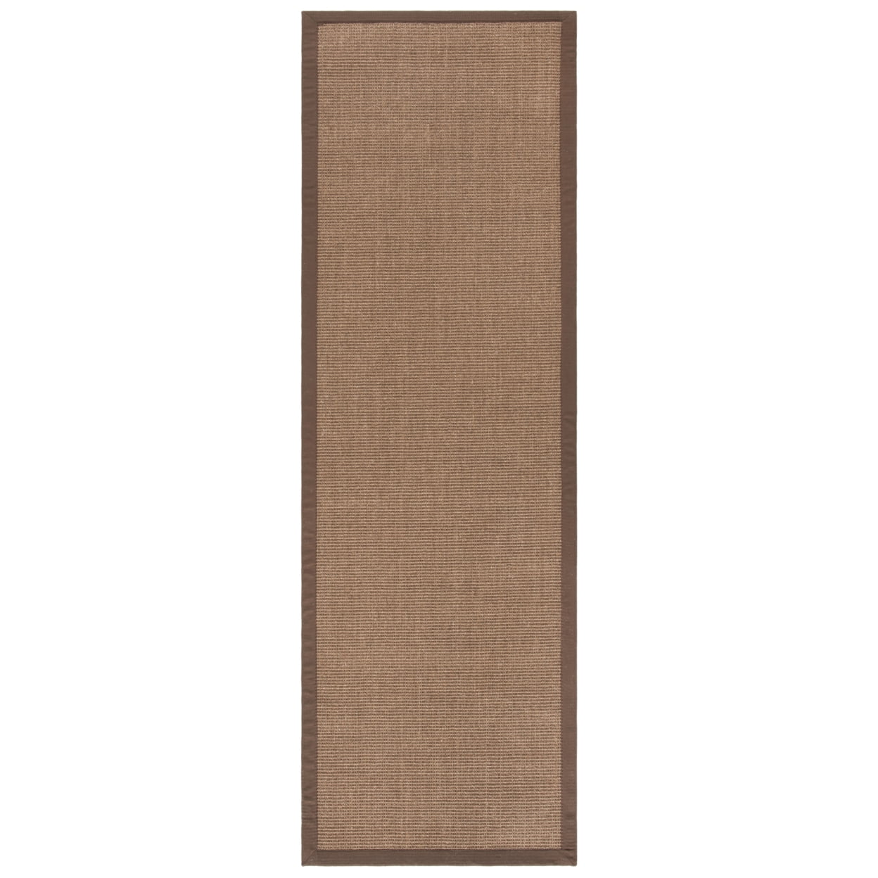 SAFAVIEH Natural Fiber Forrester Border Sisal Area Rug, Brown, 8' x 10'