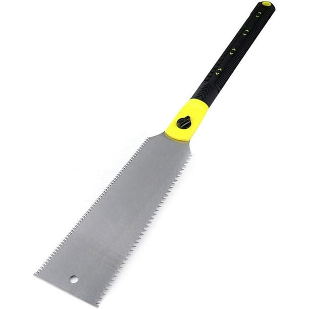 Sierra Japonesa Ryoba 240 Mm - Acero Al Carbono SK5, 9/18 TPI, Mango De Haya, Ideal Para Carpintería Y Bricolaje