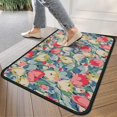 thumbnail image 4 of Pioneer Flower Floral Print Pattern Door Rugs,Washable Non Slip Door Mats Indoor,Decorative Door Mats,Entry Mat Indoor for Entrance,Bedroom,Kitchen,Bathroom,30"x17", 4 of 6