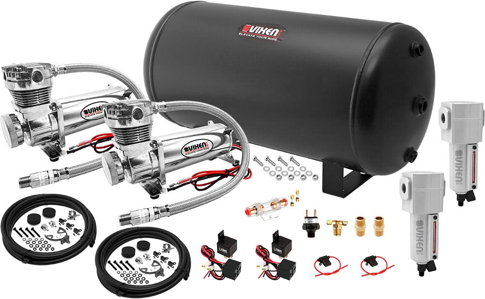 Vixen Air Suspension Kit for Truck/Car Bag/Air Ride/Spring. On Board