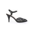 thumbnail image 3 of Scoop Women's Studded Mesh Peep Toe Heels with Ankle Strap, 3 of 9