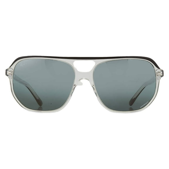 Ray Ban Bill One Polarized Silver/Blue Chromance Navigator Unisex Sunglasses RB2205 1294G6 60