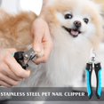 thumbnail image 4 of Dog Nail Clippers and Trimmer with Safety Guard to Avoid Over-Cutting Toe Nails- Professional Grooming Razor Edge Blades Pet Nail Clipper with Free Nail File for Small Medium Large Breeds, 4 of 8