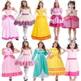 thumbnail image 4 of Disfraces de fiesta de Halloween para padres e hijos, adultos, Super Mary Peach, princesa Peach, 4 of 4