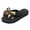 B-Black, variant on Wedge Sandals for Women Flip Flops Dressy Rhinestone Bling Thong Sandals Open Toe Elastic Ankle Strap Sparkling Bridal Bridesmaid Shoes B-Gray Size 9