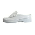 thumbnail image 3 of 24 HOUR COMFORT Ethel Wide Width Comfort Leather Clogs WHITE 5.5, 3 of 6
