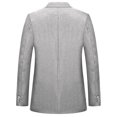 thumbnail image 2 of Mile Men's Casual Blazer Two Button Sport Coat Suit Jacket, 2 of 2