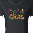 thumbnail image 4 of Inktastic Argyle Mardi Gras Women's T-Shirt, 4 of 5