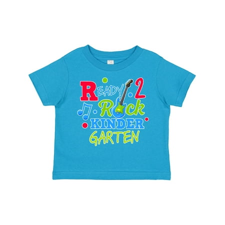 

Inktastic Back to School Ready 2 Rock Kindergarten Gift Toddler Boy Girl T-Shirt