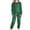 Green, variant on Jalioing Kids Girls Lounge Set 2 Piece Outfits Solid Velvet Long Sleeve Sweatshirts and Sweatpants Set Tracksuit