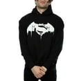 thumbnail image 3 of DC Comics Mens Batman v Superman Beaten Logo Hoodie, 3 of 5