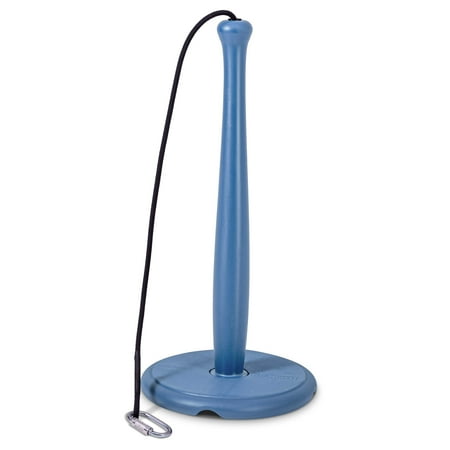 GoSports Free Flight Modern Tree Swing with Rope and Carabiner - All-Weather Outdoor Kids Swing Blue