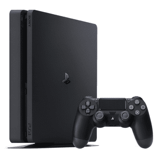 PlayStation4®︎ CUH-2000B 1TB Jet Black Sony PS4 Slim 1TB PlayStation 4 Gaming Console, Jet Black