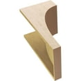 thumbnail image 6 of 12"W x 12"D x 24"H Wide Huntington Rough Cedar Woodgrain TimberThane Corbel, Primed Tan, 6 of 6