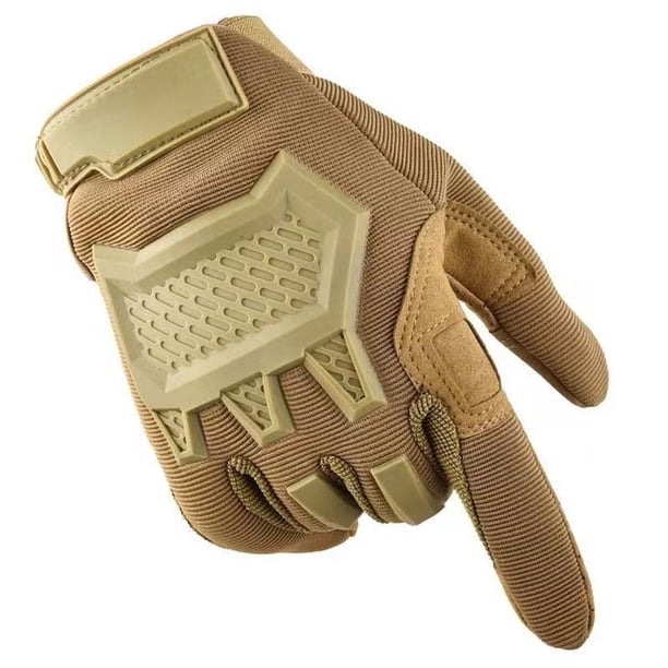 Guantes tácticos de dedo completo para entrenamiento con pantalla táctil, de combate, antideslizantes, para montar a caballo, para hombre, guantes deportivos protectores para exteriores, de dedo largo