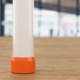 thumbnail image 2 of FORMUFIT 1/2" External Furniture Grade PVC End Cap in Orange, Made In USA, UV-Resistant, Impact-Proof, 0.840" Actual Inner Diameter (10-Pack) - F012EEC-OR-10, 2 of 6