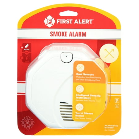 First Alert - Dual-Sensor Smoke and Fire Alarm - White