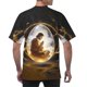 thumbnail image 2 of Ceisia Men's Loose Fit Short Sleeve T-Shirt Faith Easter Themed Print Spring Summer Shirt Gift, 2 of 6