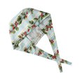 thumbnail image 4 of Wutalume Christmas Pattern Work Hat, Casual Adjustable Wash Cap for Women, Baggy Skull Cap for Nurse, Chef, or Salon, Dust Proof Beanie,Sky Blue, 4 of 6