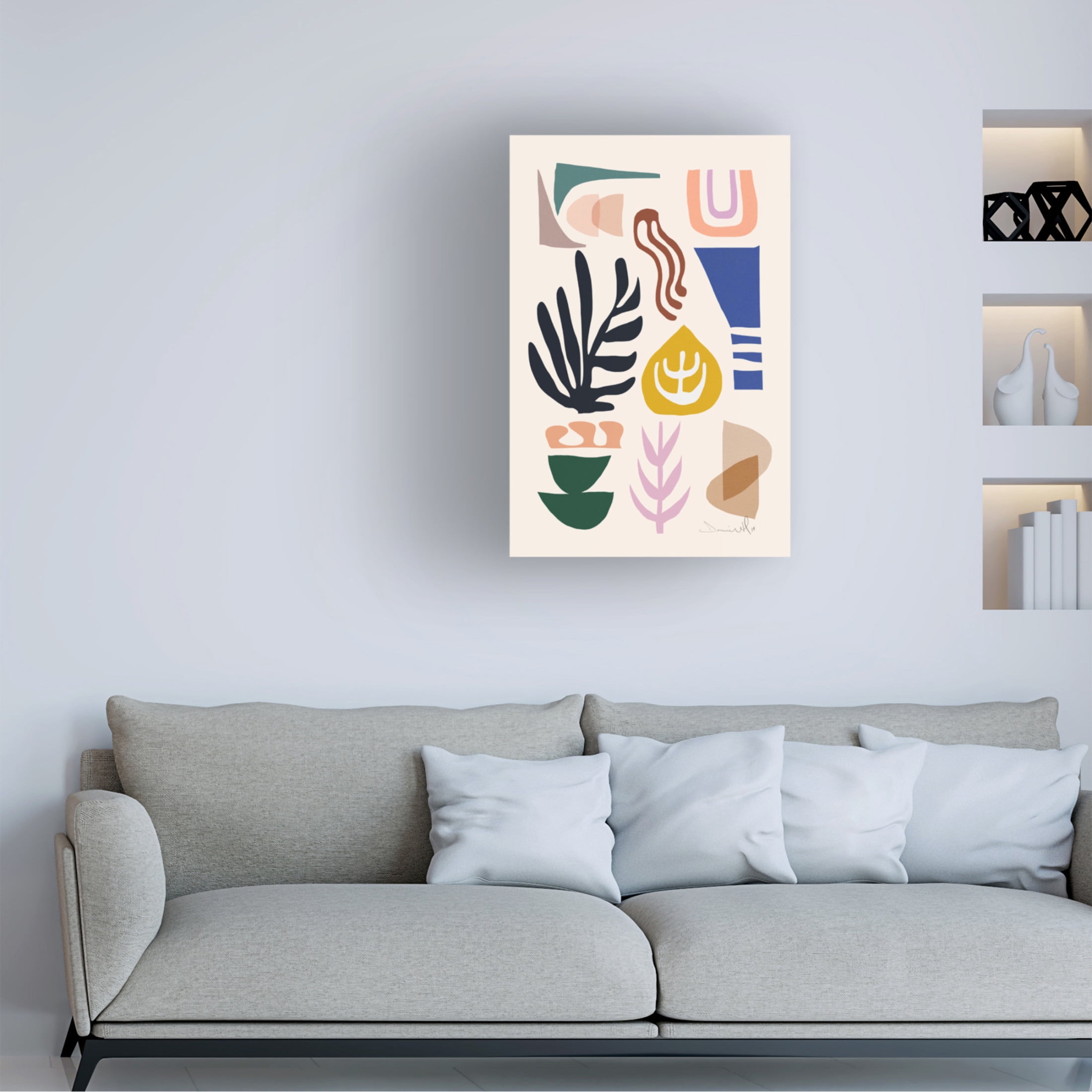 Trademark Fine Art Dan Hobday  Nord No6 Canvas Wall Art