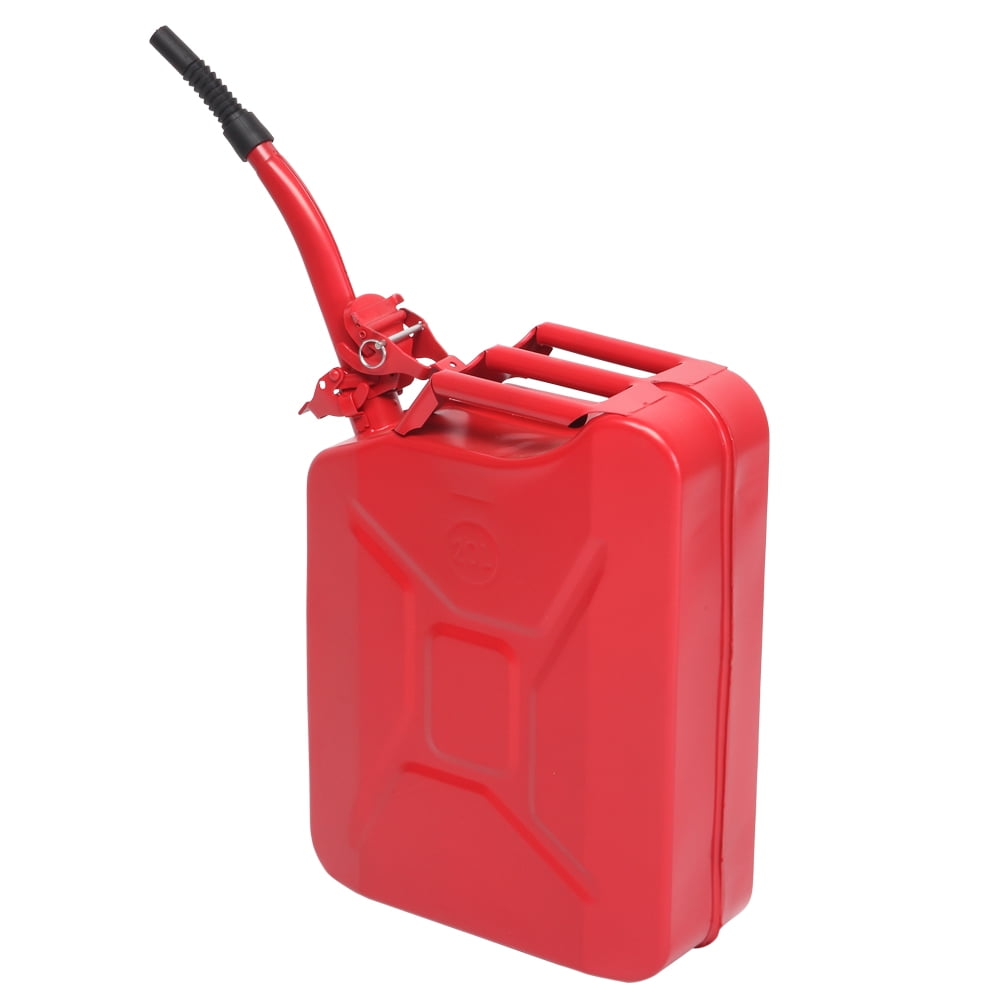 5 Gallon 20L Jerry Can Gasoline Fuel Durable Steel Tank Emergency Backup 