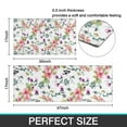 thumbnail image 7 of Pioneer Flower Floral Print Pattern Kitchen Rugs Sets Of 2,Anti Fatigue Kitchen Mat Rugs Non Slip Washable,Decorative Kitchen Floor Mats for Kitchen,Sink,Laundry,17"x30"+17"x47", 7 of 7