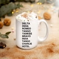 thumbnail image 2 of Leaving Gifts Ideas Joke Funny Retirement Gift Mugs For Work Colleagues Friends Him Her Boss Nato Phonetic Alphabet 52, Ceramic Novelty Coffee Mugs 11oz, 15oz Mug, Tea Cup, Gift Present, 2 of 4