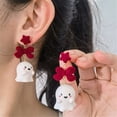 thumbnail image 3 of Lovely Stylish Specters Shaped Earrings Portable Comfortable and Long Time Use Glowing for Parties Decoration Supplies, 3 of 9