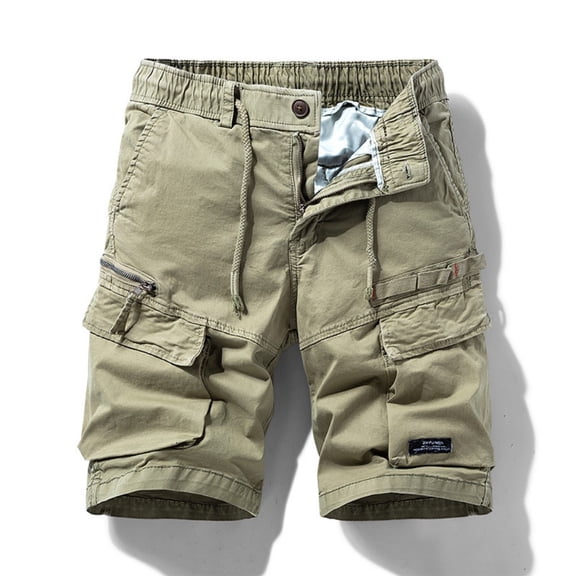 LYMAYTER‌ ‌‌Retro Cargo Shorts for Men Lightweight Hiking Shorts Summer Casual Sports Outdoor Shorts 29-40