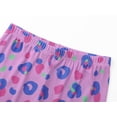 thumbnail image 5 of Topgal Rib Knit Pajamas for Little Girls Toddler Snug Fit Leopard 2 Piece Stretch Sleepwear Pjs Set Size 10, 5 of 7