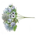 thumbnail image 4 of Flores artificiales de seda azul ultrarrealistas para fotografía, bodas y decoración del hogar, 4 of 8