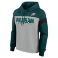 thumbnail image 2 of Women's Fanatics Heather Gray/Midnight Green Philadelphia Eagles Bold Play Call Pullover Hoodie, 2 of 3