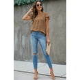 thumbnail image 6 of Fantaslook Blouses for Women Dressy V Neck Ruffle Sleeve Summer Tops Casual Flowy Shirts, 6 of 9