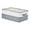 Grey 19.7*12*8in, variant on Unique Bargains Fabric Storage Cube Storage Bin Storage Basket Grey 21.7*13.8*12in
