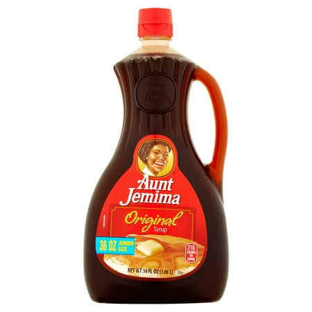 (2 Pack) Aunt Jemima Original Syrup, Jumbo Size, 36 fl (Best Low Carb Pancake Syrup)