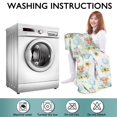 thumbnail image 6 of Colorful Highland Cow Bathtub Pattern Wearable Oversized Blanket,Wearable Blanket Hoodie for Adults,Cozy Hooded Blankets with Super Pockets,Super Warm Fuzzy Pullover for Women & Men, 6 of 6